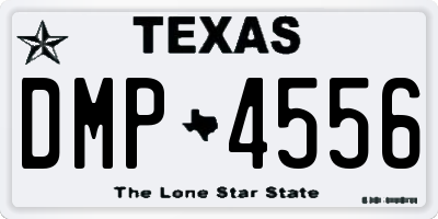 TX license plate DMP4556