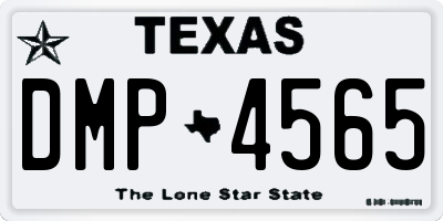 TX license plate DMP4565