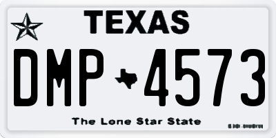 TX license plate DMP4573
