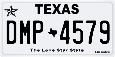 TX license plate DMP4579