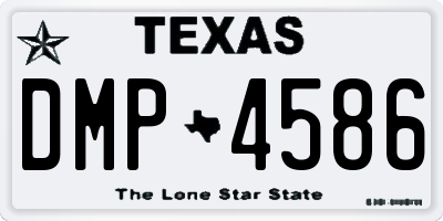 TX license plate DMP4586