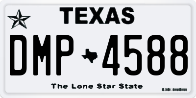 TX license plate DMP4588