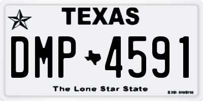 TX license plate DMP4591