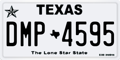 TX license plate DMP4595