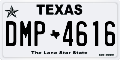 TX license plate DMP4616