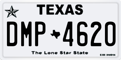 TX license plate DMP4620