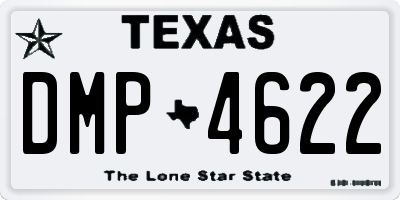 TX license plate DMP4622
