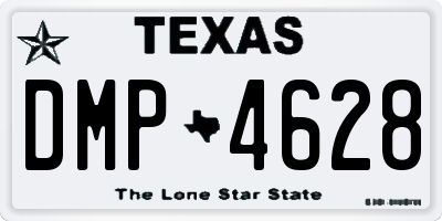 TX license plate DMP4628