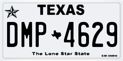 TX license plate DMP4629