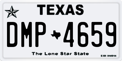 TX license plate DMP4659