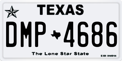 TX license plate DMP4686