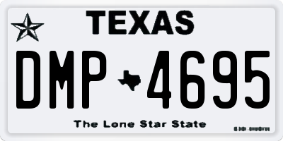 TX license plate DMP4695