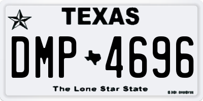 TX license plate DMP4696