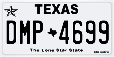TX license plate DMP4699