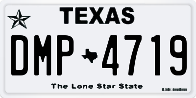 TX license plate DMP4719