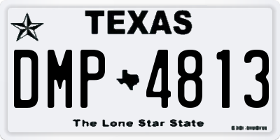 TX license plate DMP4813