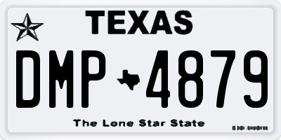 TX license plate DMP4879