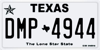 TX license plate DMP4944