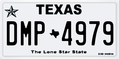 TX license plate DMP4979