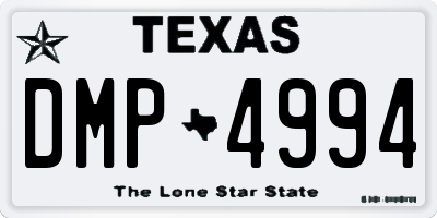 TX license plate DMP4994