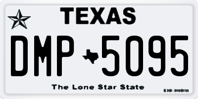 TX license plate DMP5095