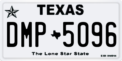 TX license plate DMP5096