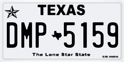 TX license plate DMP5159