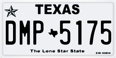 TX license plate DMP5175