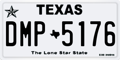 TX license plate DMP5176