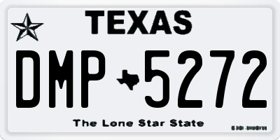 TX license plate DMP5272