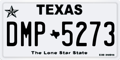TX license plate DMP5273
