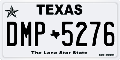 TX license plate DMP5276