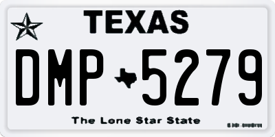 TX license plate DMP5279