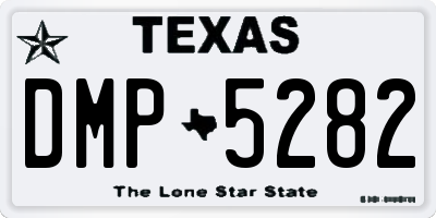 TX license plate DMP5282