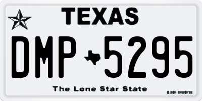 TX license plate DMP5295