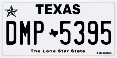TX license plate DMP5395
