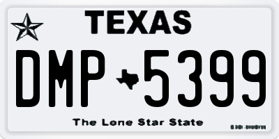 TX license plate DMP5399