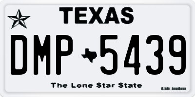 TX license plate DMP5439