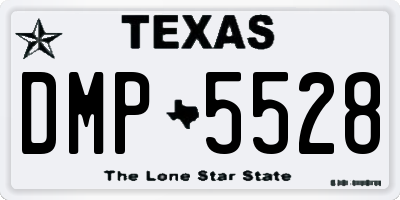 TX license plate DMP5528