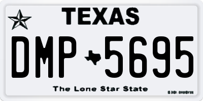 TX license plate DMP5695