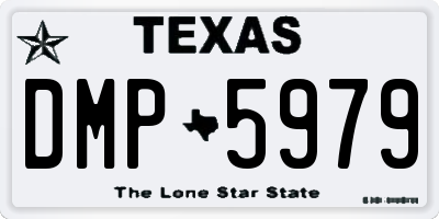 TX license plate DMP5979