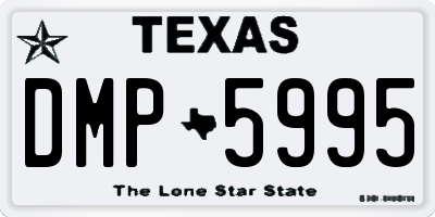 TX license plate DMP5995