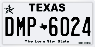 TX license plate DMP6024