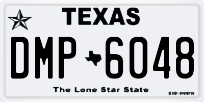 TX license plate DMP6048