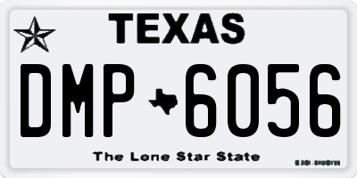 TX license plate DMP6056