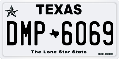 TX license plate DMP6069