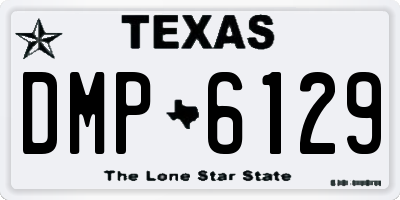 TX license plate DMP6129