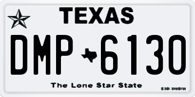 TX license plate DMP6130