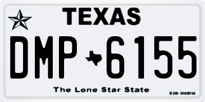 TX license plate DMP6155