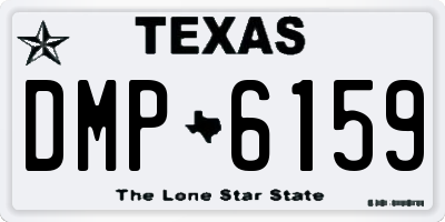 TX license plate DMP6159